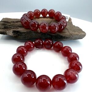 Strawberry Quartz 16MM Crystal Bracelet